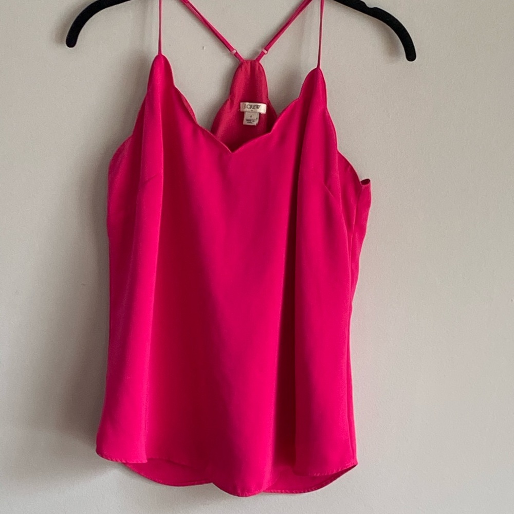 J.Crew scalloped blouse